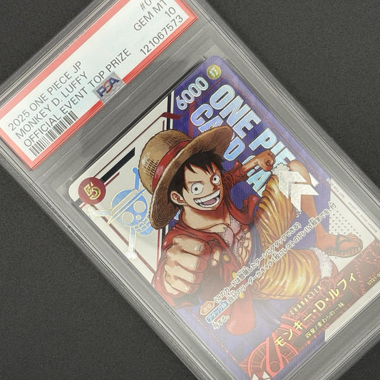 2025 One Piece Card Monkey D. Luffy Flagship Battle Winner Prize PSA10 Japanese