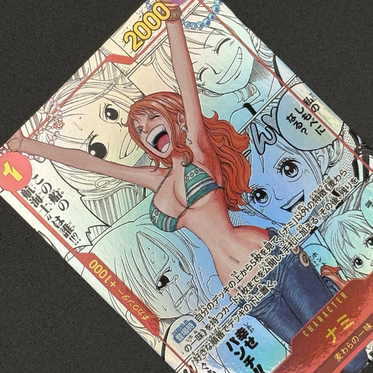 2022 ONE PIECE CARD Nami OP-01-016 SEC Manga Alt Art romance Dawn Japanese Mint