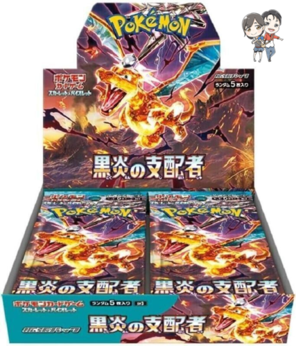 Pokemon Card Booster Box Ruler of the Black Flame sv3 Scarlet & Violet Japanese