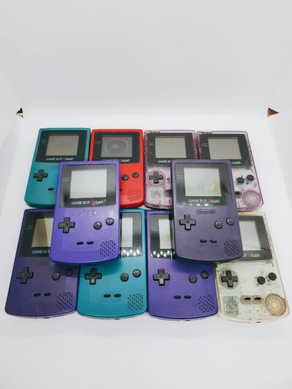 Nintendo GameBoy Color GBC Lot of 10 Set  Random Console Only  Japan Junk