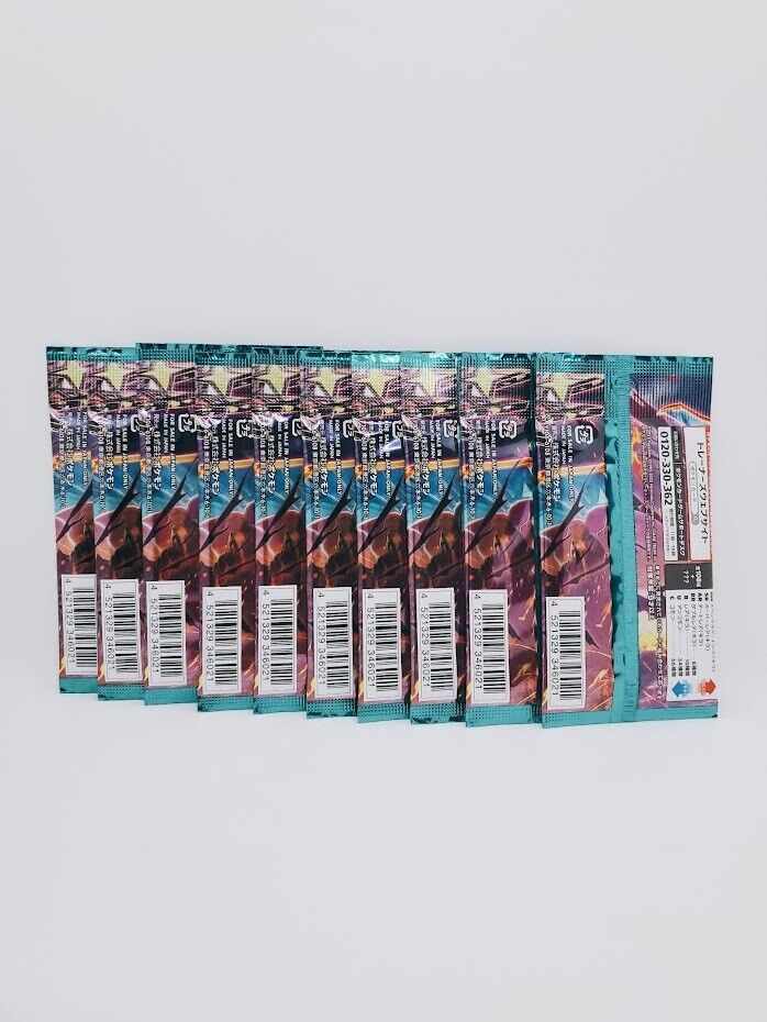 10Packs Ruler of the Black Flame SV3 Japanese Pokemon Card Sealed