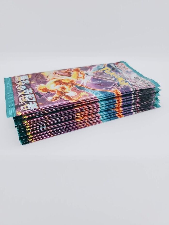 10Packs Ruler of the Black Flame SV3 Japanese Pokemon Card Sealed