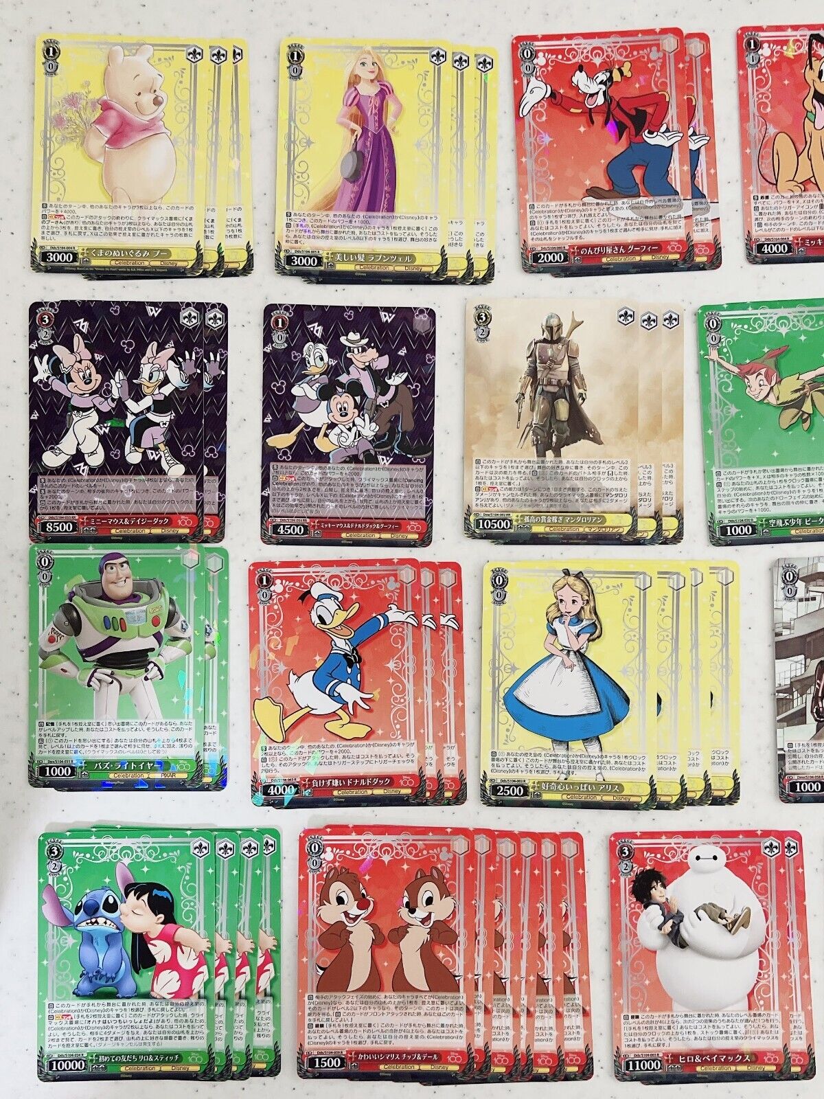 disney 100 weiss schwarz set