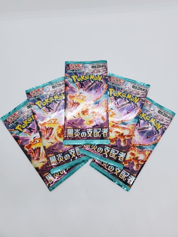 10Packs Ruler of the Black Flame SV3 Japanese Pokemon Card Sealed