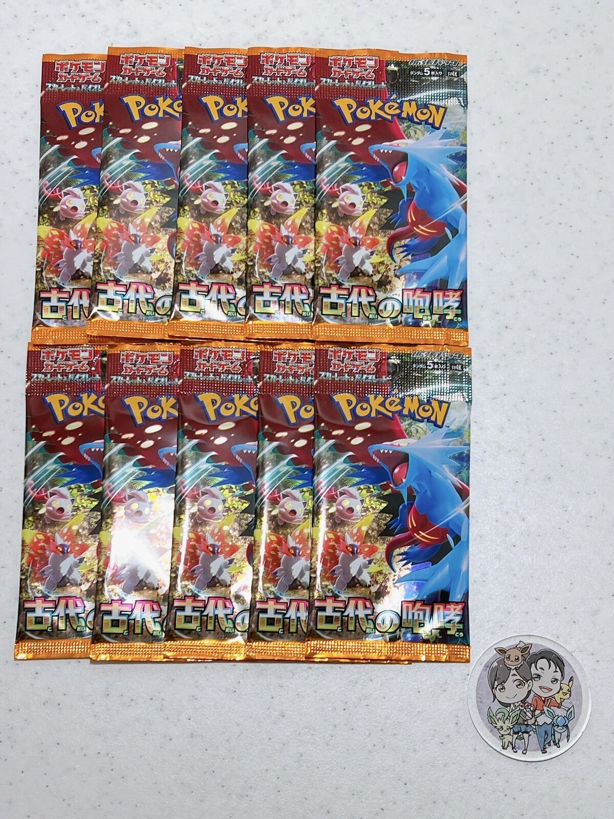 Ancient roar 10Packs Scarlet & Violet Pokémon Card Japanese