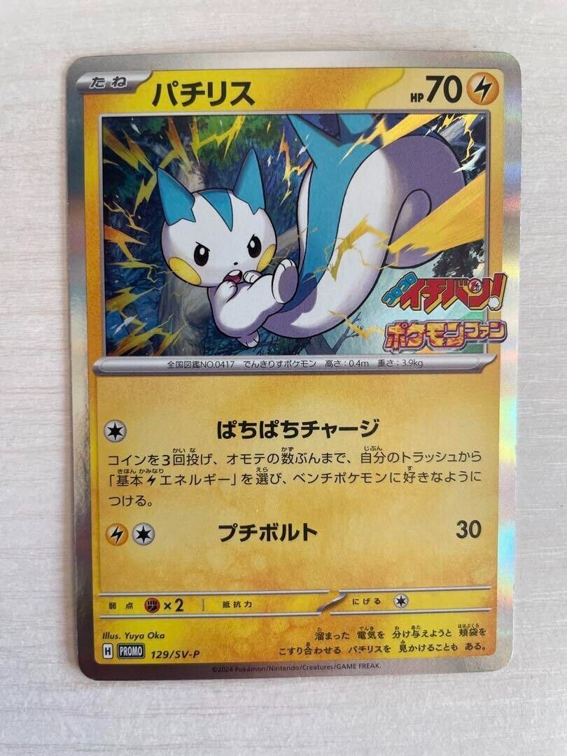 Pokemon card Game Pachirisu 129/SV-P Promo Corocoro Ichiban Japanese NM