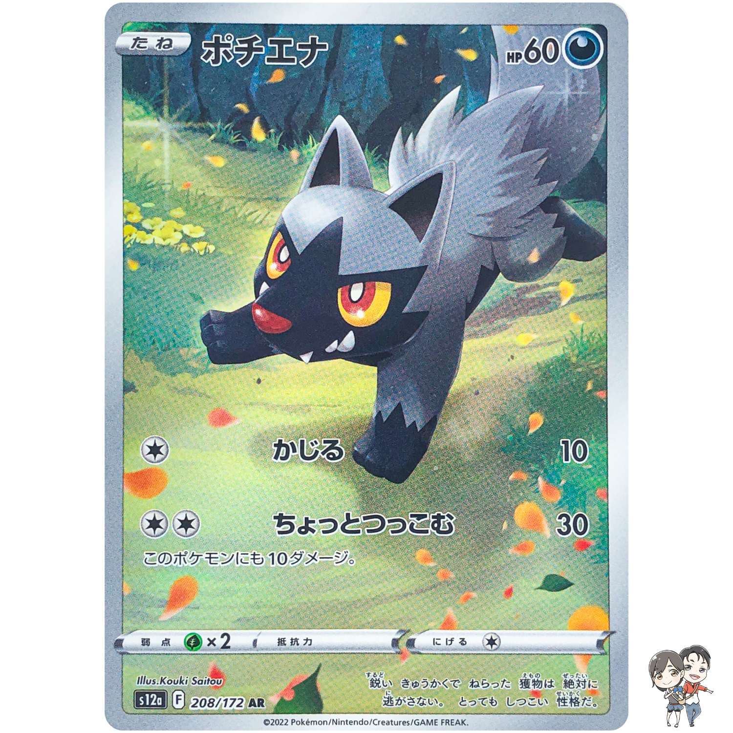 Poochyena AR 208/172 S12a VSTAR Universe - Pokemon Card Japanese