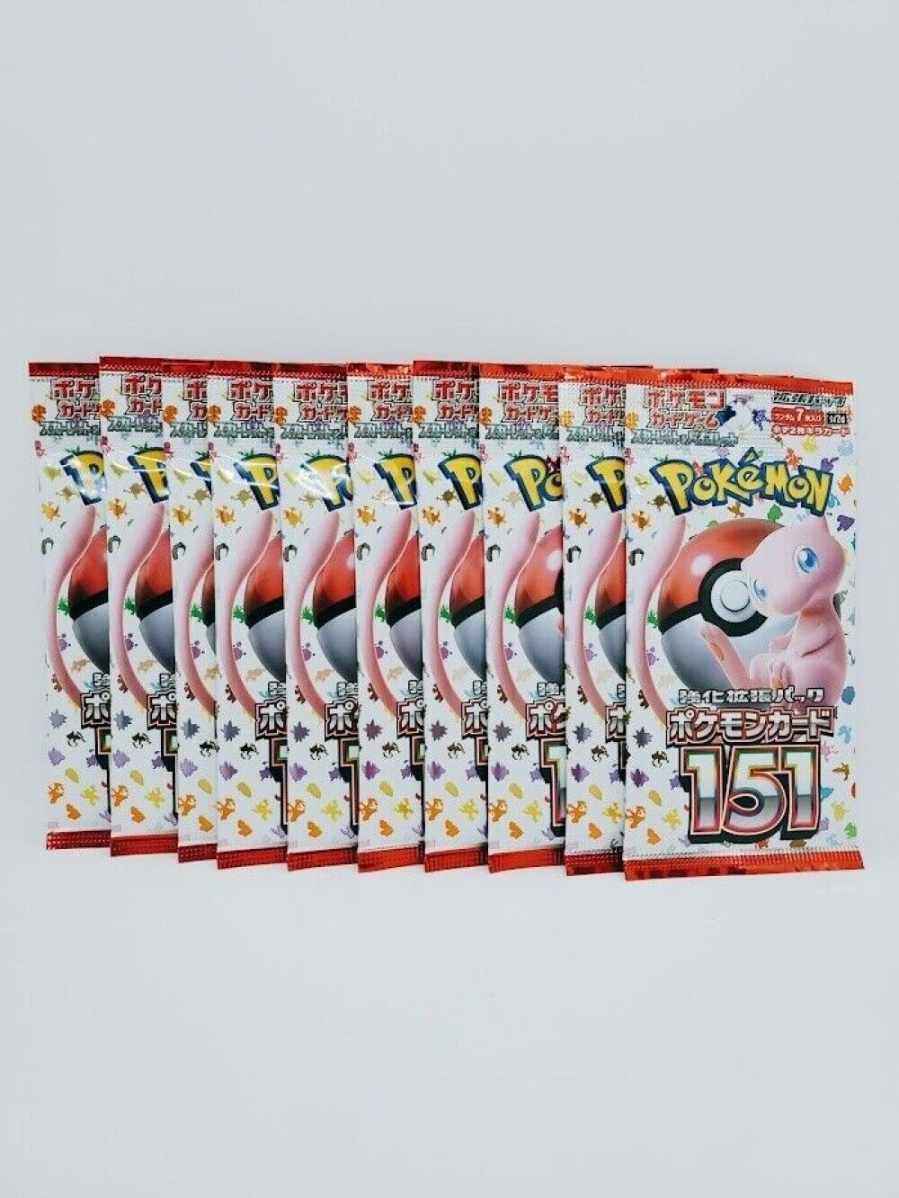 Pokemon Card Game 151 sv2a (7cards)  10 Packs Set Pokemon Card Japanese