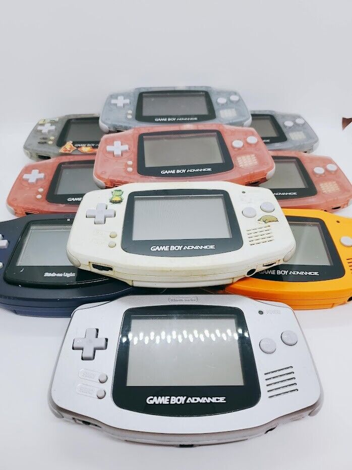 Nintendo Gameboy Advance console Only × 10 set Japan JUNK Random colors