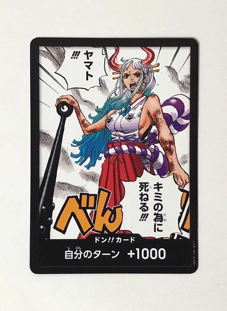 DON! Card Yamato Parallel PROMO Saikyo Jump 5/2023 ONE PIECE Card Japan