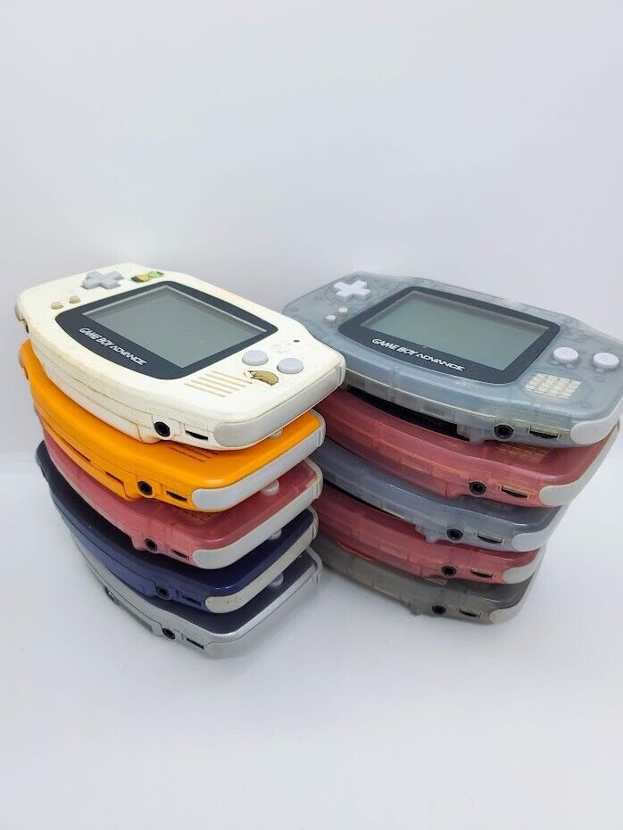 Nintendo Gameboy Advance console Only × 10 set Japan JUNK Random colors