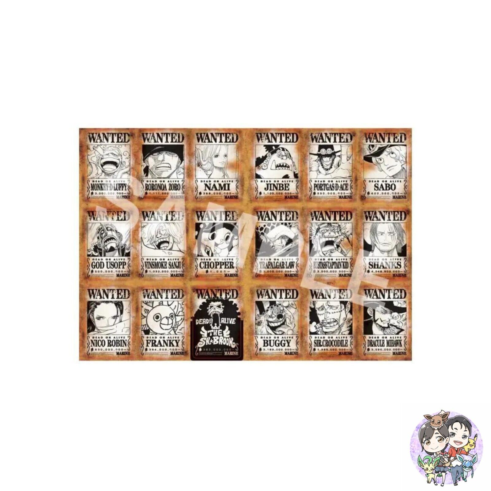 IMAGINE WANTED 18 Mini Cards Saikyo Jump 3/2024 One Piece Card Japanese