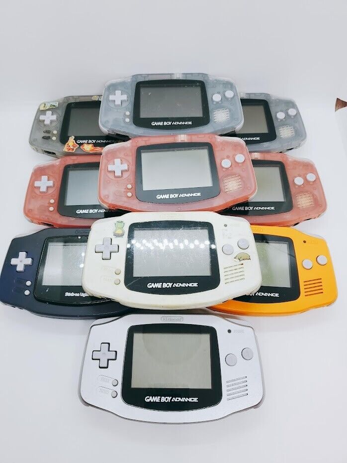 Nintendo Gameboy Advance console Only × 10 set Japan JUNK Random colors