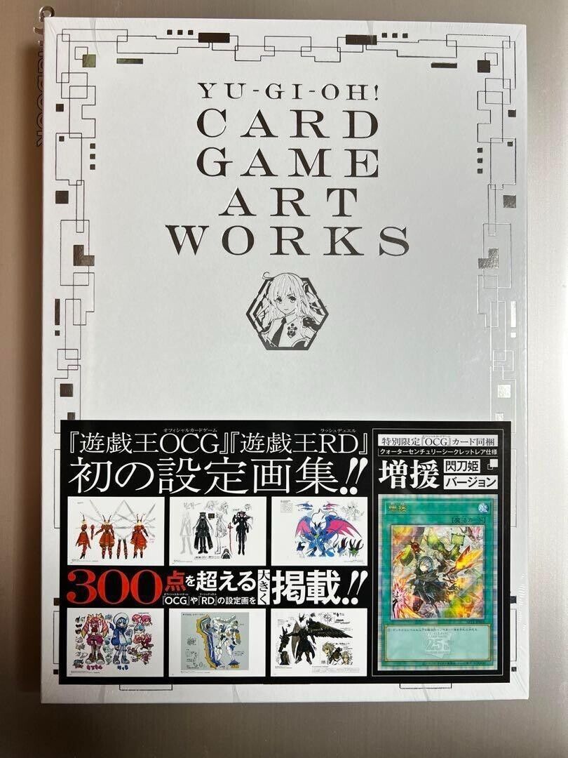 YU‐GI‐OH! CARD GAME ART WORKS 25th Anniversary Art Book w/ Card V JUMP