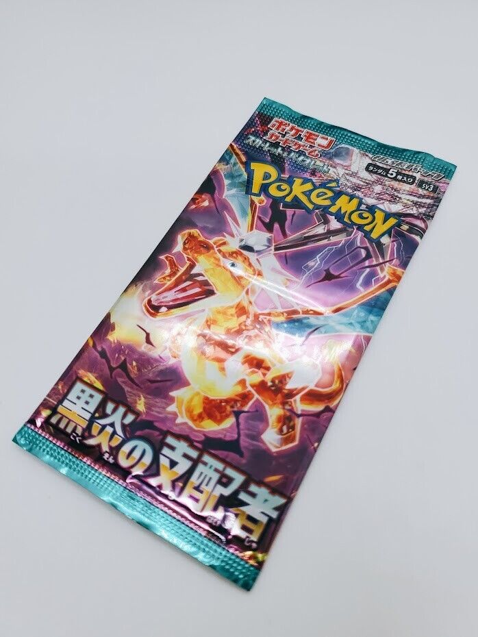 10Packs Ruler of the Black Flame SV3 Japanese Pokemon Card Sealed