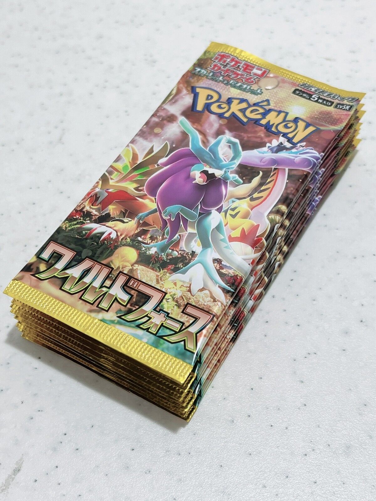 Pokemon Card Wild Force Booster pack x10 sv5K Scarlet & Violet Japanese