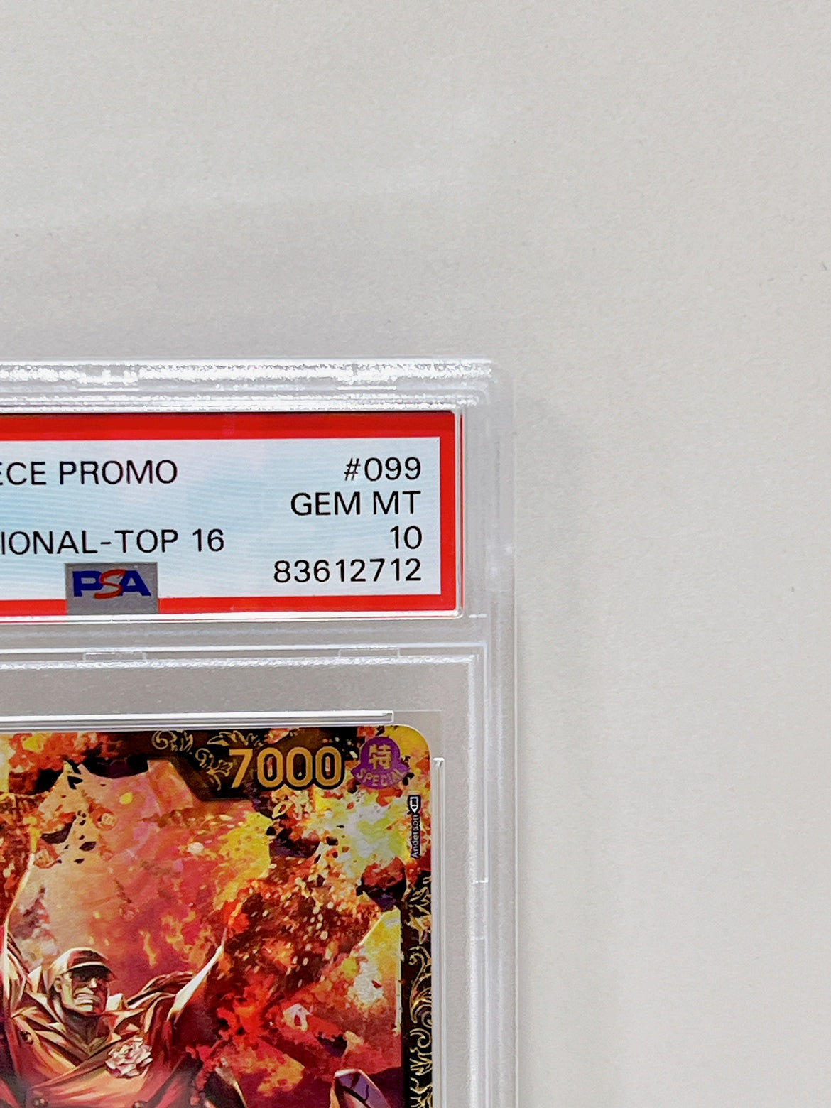 PSA10 ONE PIECE PROMO SAKAZUKI OFFLINE REGIONAL TOP16 #099