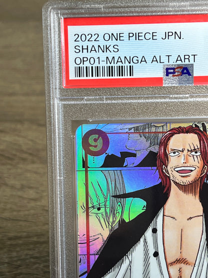 PSA10 One Piece SHANKS ROMANCE DAWN MANGA Alt Art SEC OP01-120