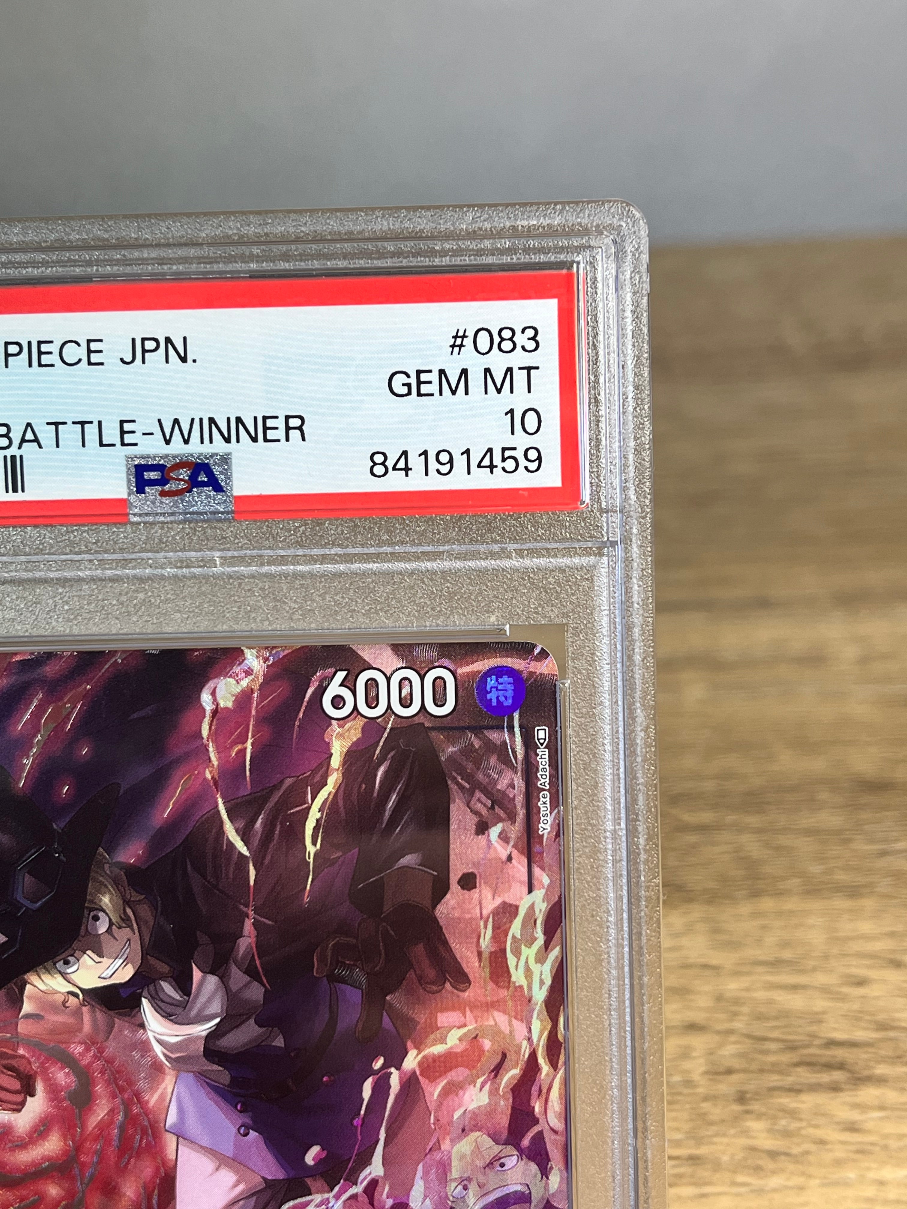 PSA10 2023 ONE PIECE Japanese SABO 8 PACKS BATTLE-WINNER 083