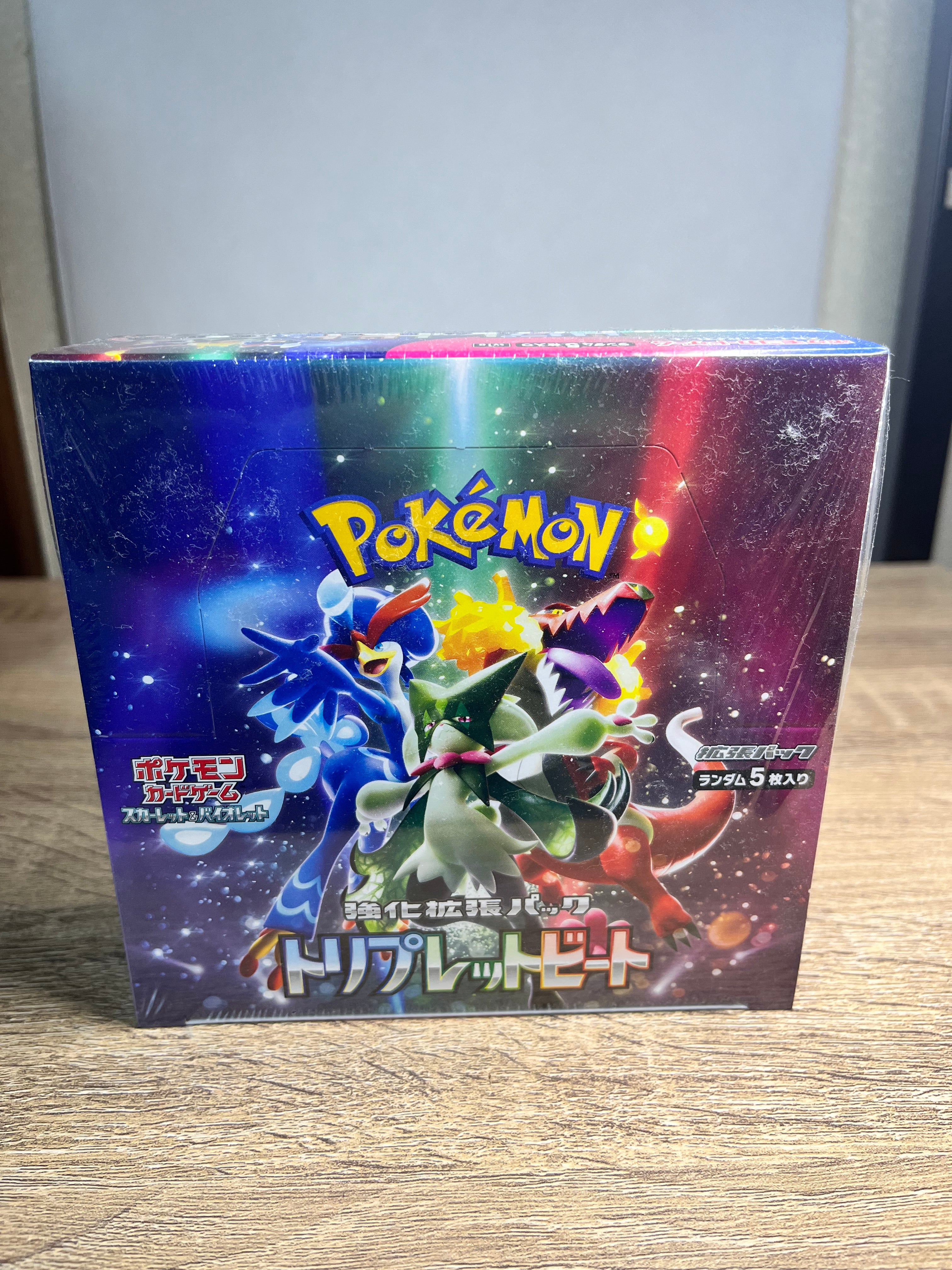 Triplet Beat Sealed with shrink wrap Pokemon Card Scarlet & Violet Booster Box New