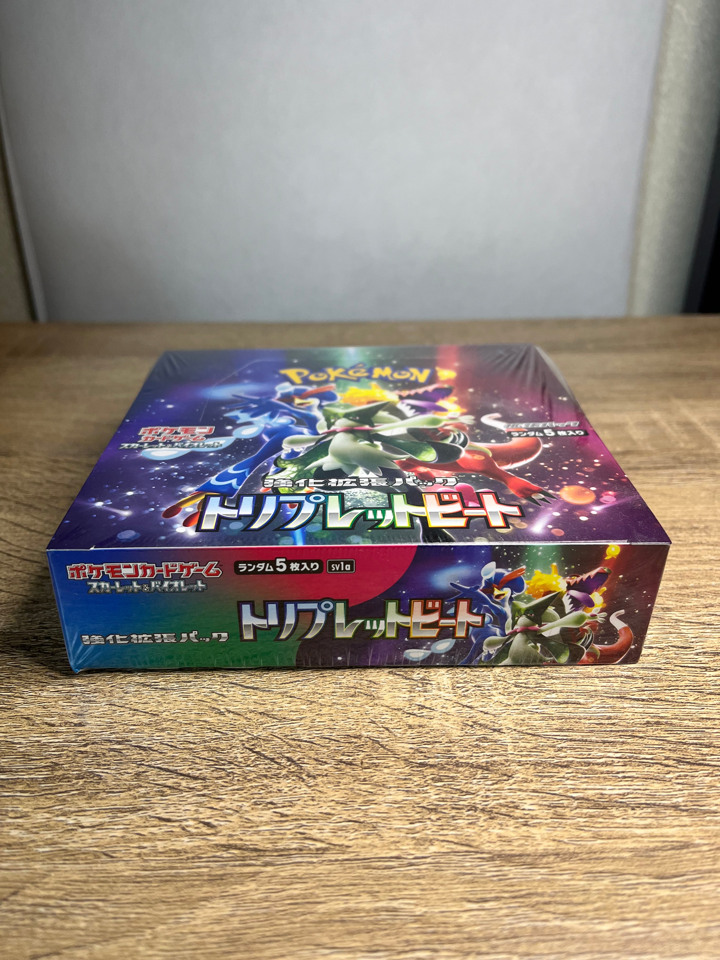 Triplet Beat Sealed with shrink wrap Pokemon Card Scarlet & Violet Booster Box New