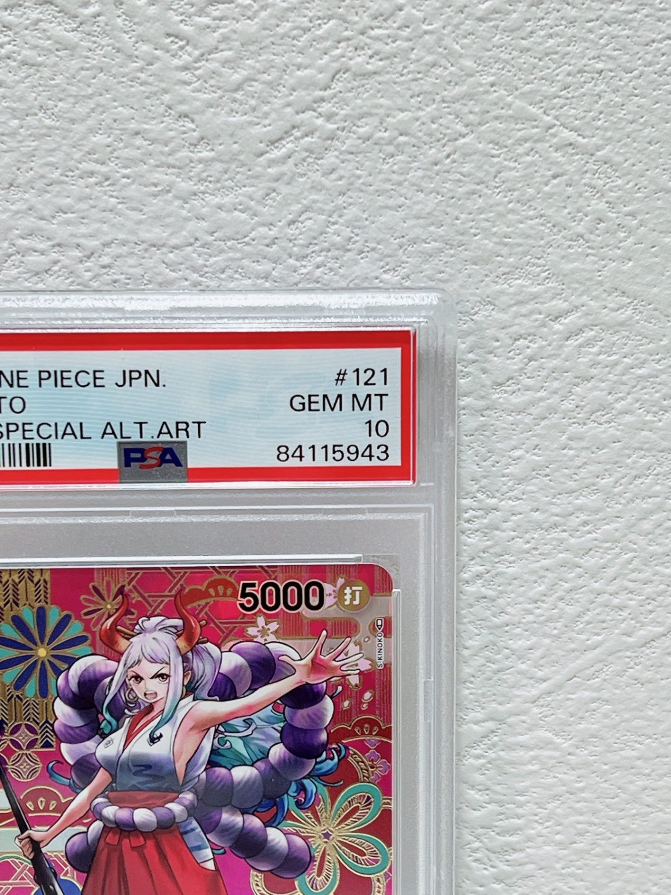 PSA10 2023 one piece jpn YAMATO op05 special alt art