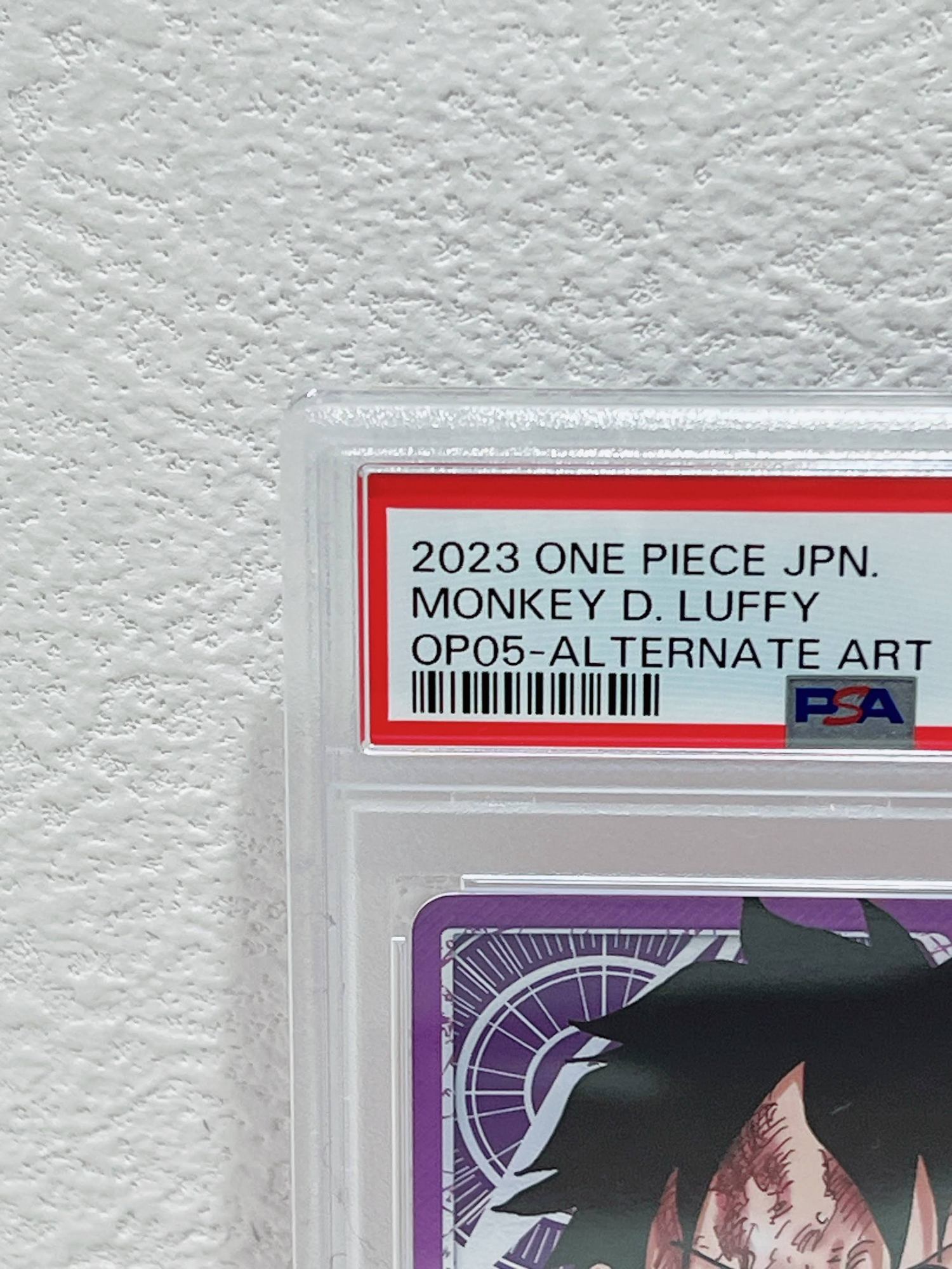 PSA10　one piece jpn monkey d luffy op05 alternate art