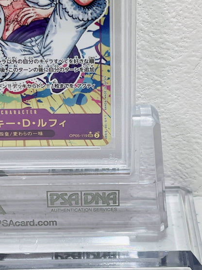 PSA10　Monkey D. Luffy Alternate Art　OP05-119