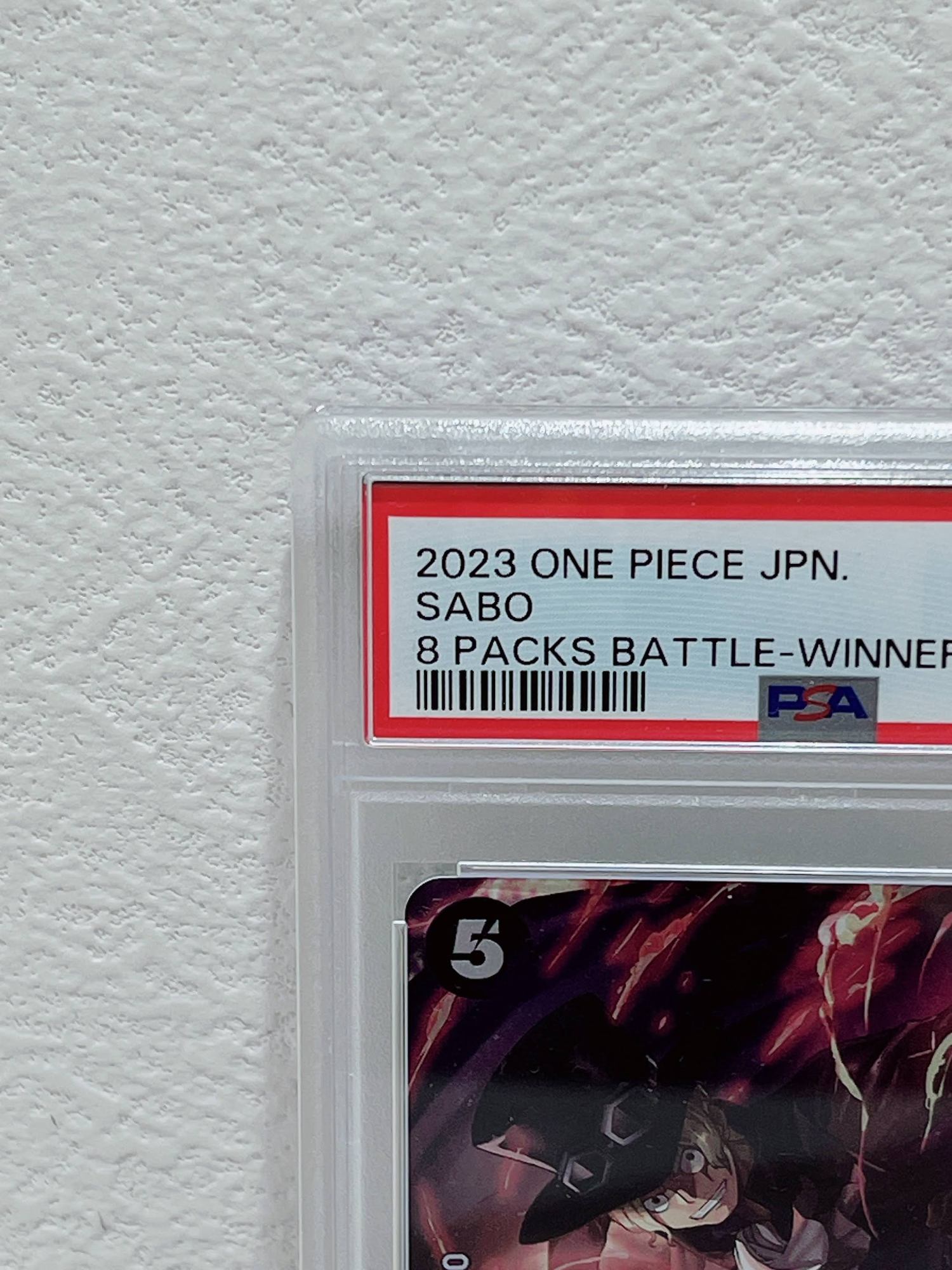 PSA10　2023 one piece jpn sabo 8 packs battle winner