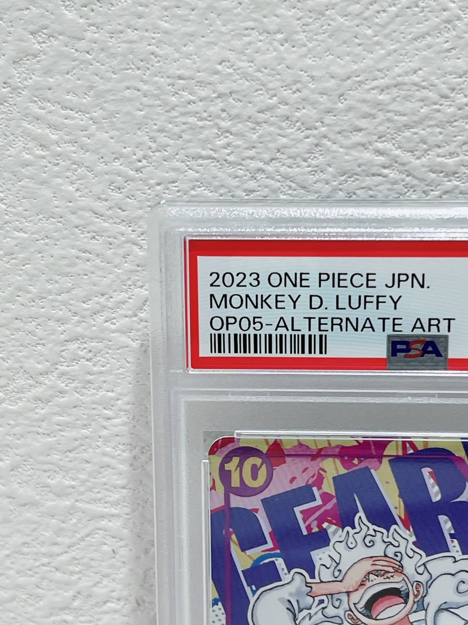 PSA10　Monkey D. Luffy Alternate Art　OP05-119