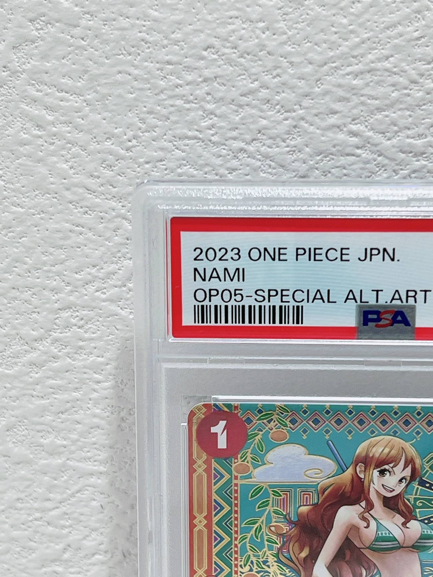 PSA10　2023 one piece jpn nami op05 special alt art