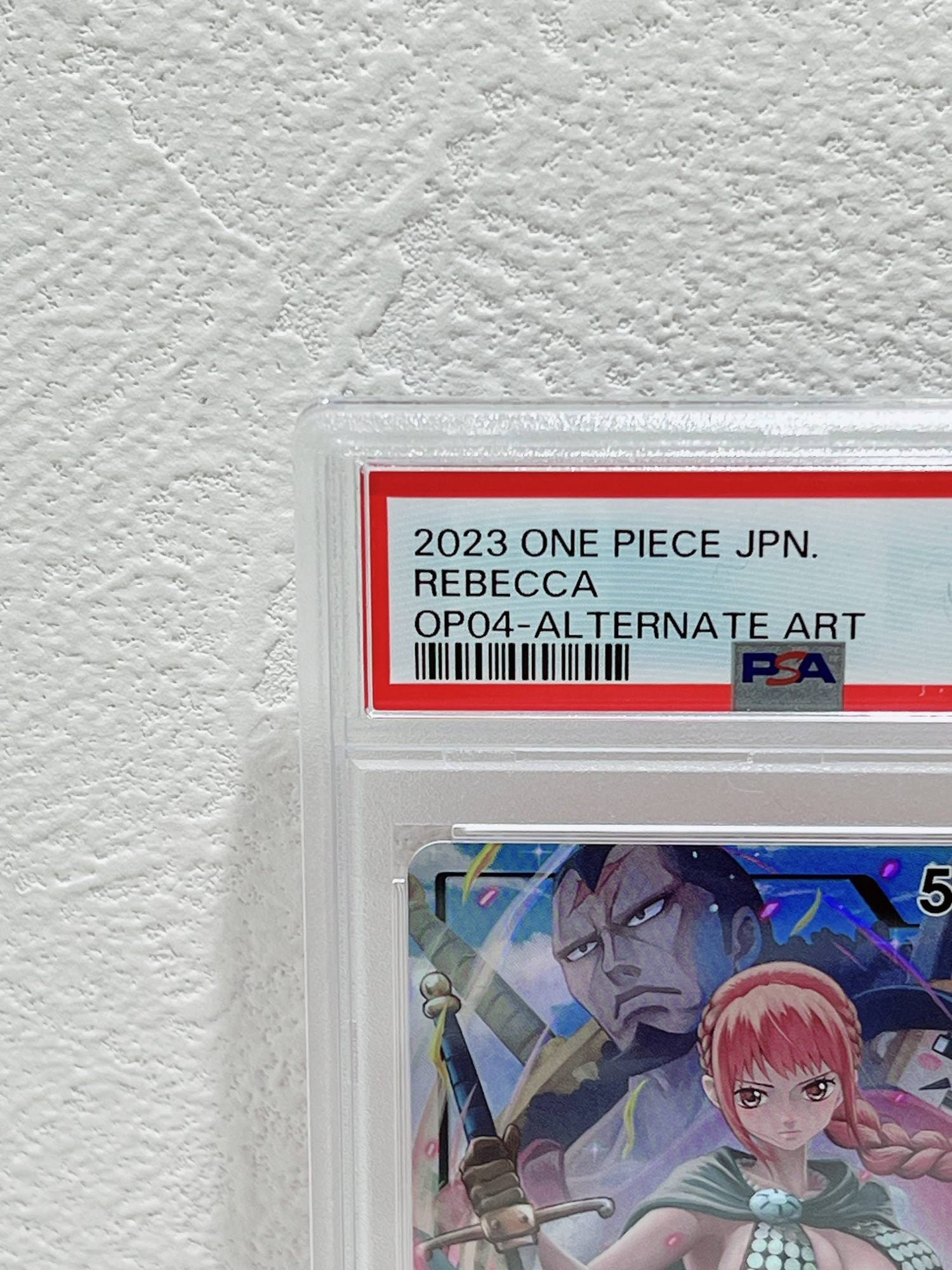 PSA10 2023 one piece jpn REBECCA op04 alternate art