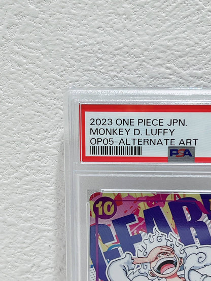 PSA10　Monkey D. Luffy Alternate Art　OP05-119